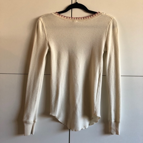 WE THE FREE CREAM STITCH TOP - Picture 6 of 6